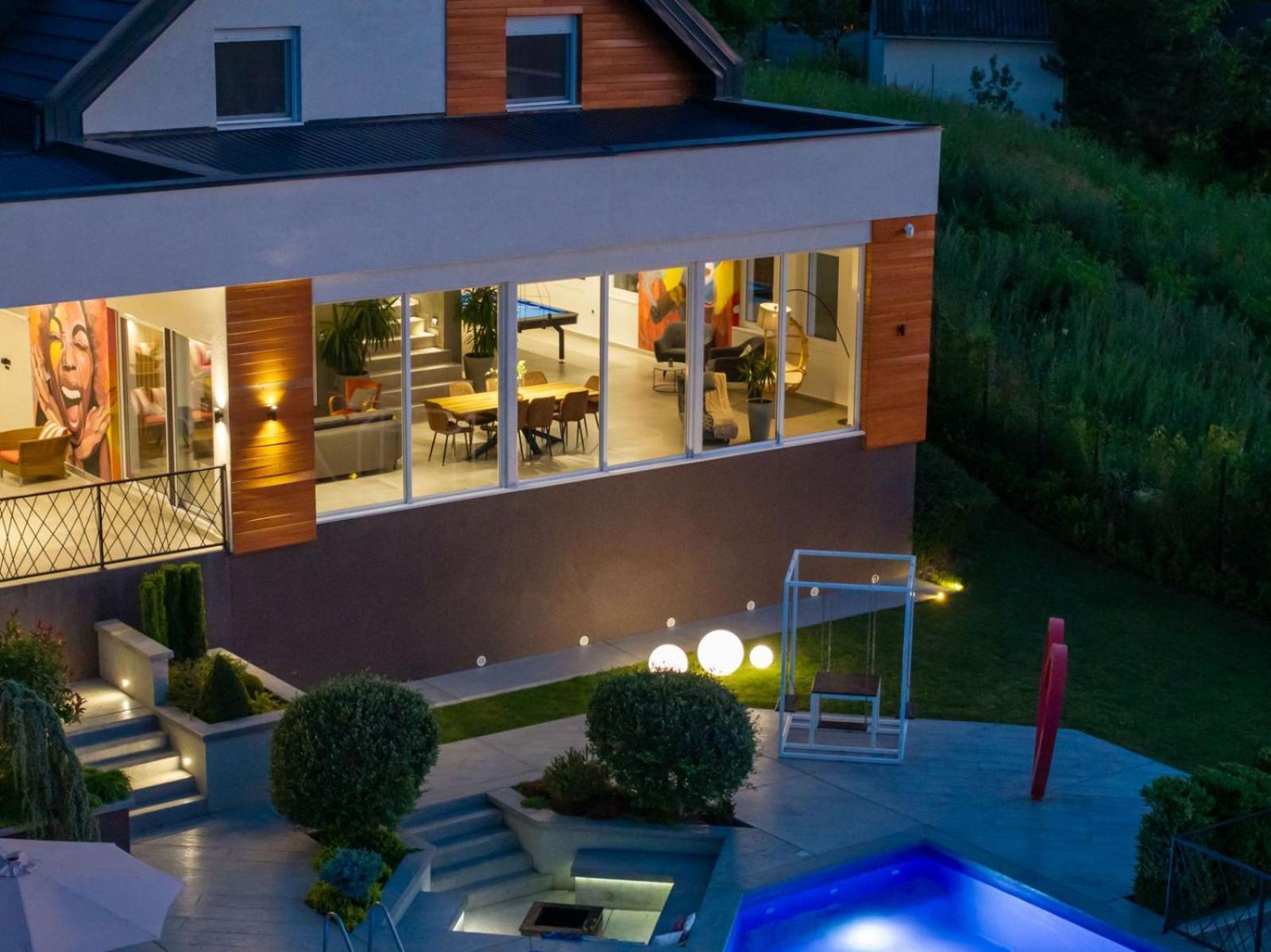 Riverside Pool Villa-Sremski Karlovci Bagian luar foto
